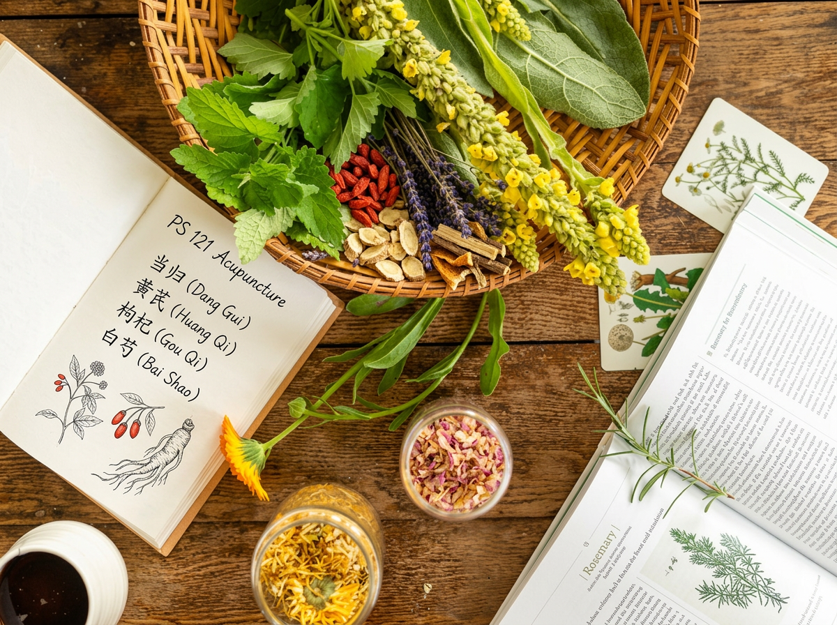 Chinese herbal medicine prepared for digestive health at a Calgary clinic