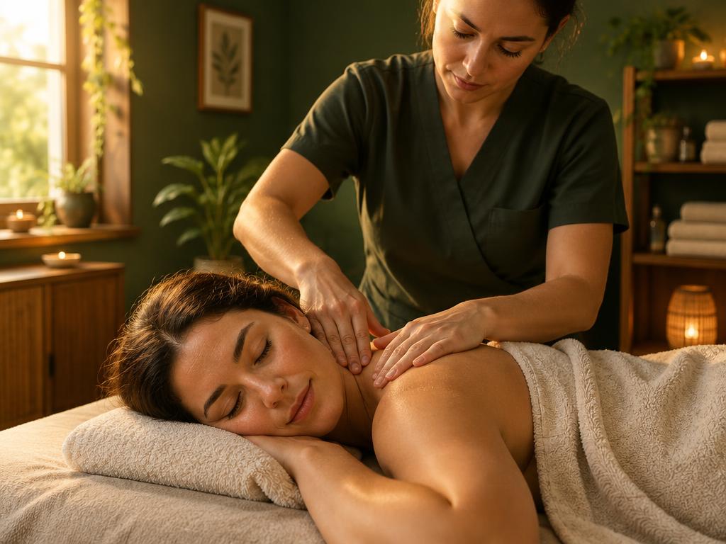Gentle neck and shoulder treatment during car accident rehabilitation in Calgary